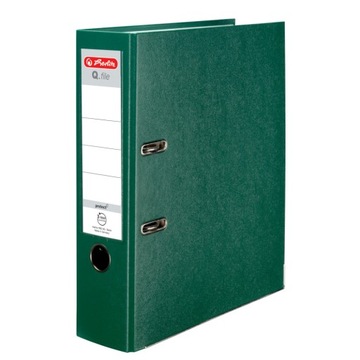 Segregator Q.file 8cm Teczka Organizer na Dokumenty zielony