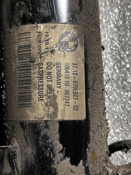 239 BMW F01 F04 TLUMIČ ZADNÍ VDC 6796927