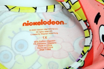 Nickelodeon Spongebob Sukienka dresowa Tunika r.1X