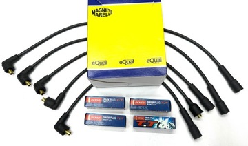 PRZEWODY ZAPŁONOWE + 4 ŚWIECE FIAT 125p POLONEZ GAŹNIK nowe