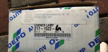 Licht POZYCYJNA Blinker rechts HONDA CIVIC 90-92r. | thumb 1