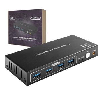 KVM-переключатель USB + HDMI 2/1 Spacetronik SPH-KVM23