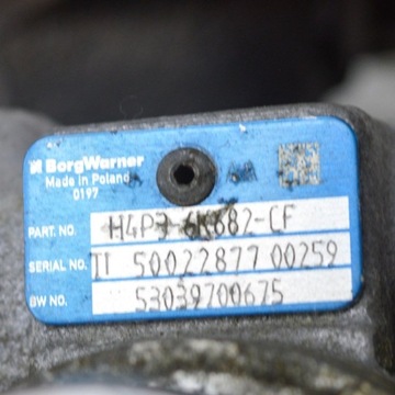 53039700675 TURBÍNA 2.0 I4 221 2018 JAGUAR F-TYPE COUPE (X152)