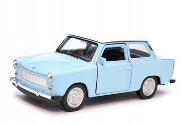 Trabant 601 kolorowy dach 1:34 - 1:39 model WELLY