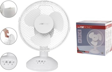 WENTYLATOR STOŁOWY WIATRAK BIURKOWY CLATRONIC 30 W