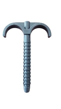 PEX Hak podłogowy PODWÓJNY do rury pex 50szt 022