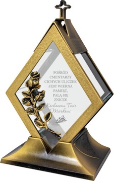 ZNICZ personalizowany z grawerem dla TATY Ojca