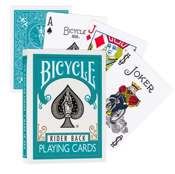BICYCLE karty do gry STANDARD RIDER poker TURKUS