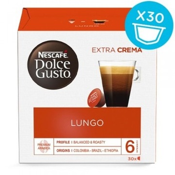 Kawa w kapsułkach Nestle LUNGO 30 Części (1 Szt
