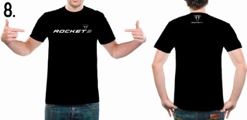 Мотоциклетная футболка с принтом Triumph ROCKET 3 GT/R