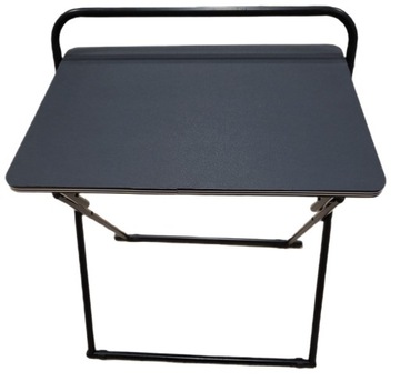 Biurko prostokątny Stolik pod laptopa czarny