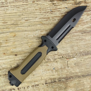 ВОЕННЫЙ тактический нож ABS FLINT SHARPENER ND62