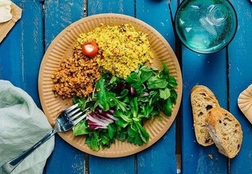 400SZT 100 OSÓB ZESTAW NACZYŃ JEDNORAZOWYCH TALERZE KUBKI SZTUĆCE