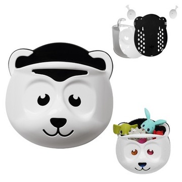Pojemnik koszyk organizer na ZABAWKI KĄPIELOWE PANDA Maltex