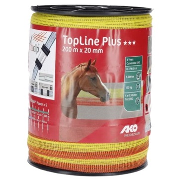 Taśma TopLine długość 200m szerokość 2cm Pastuch