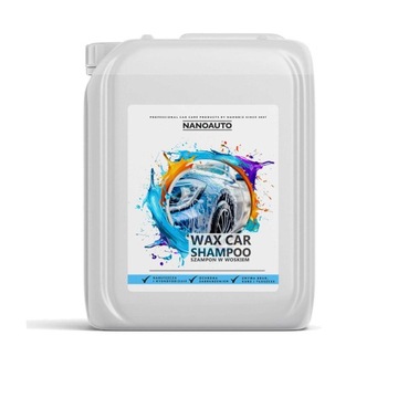 NANOAUTO WAX CAR SHAMPOO szampon z woskiem 5 Litrów