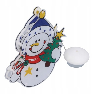 Christmas Snowman LED Window Light Zasilana