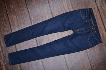 NUDIE THIN FINN SPODNIE JEANS STRAIGHT MEN 32/32