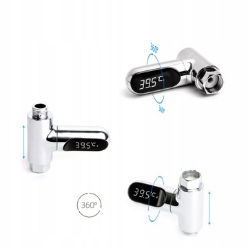 Светодиодный термометр для душа с температурой душа