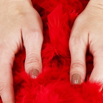 ШАРФ БОА С ПЕРЬЯМИ ЦЕПЬ РОЖДЕСТВЕНСКАЯ ГИРЛЯНДИЯ 1,8 м