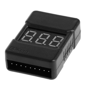 BX100 1-8S Buzzer Alarm Tester Li-ion Lipo LiMn