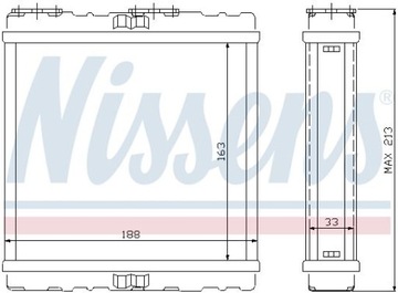 NISSENS 73379 NÁHRADA TEPLÁ TOPENÍ INTERIÉR