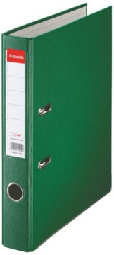Esselte SEGREGATOR ZIELONY Ciemny ORGANIZER na KOSZULKI A4 50mm z dźwignią