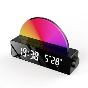 LED Digital Alarm Clock With Brilliant light FM Radio Table Clock Date