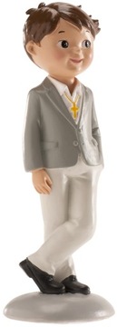 FIGURKA Komunijna Ozdobna Tort Ciasto Komunia Święta CHŁOPIEC W MARYNARCE