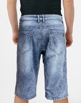 Krótkie Spodnie Jeans Spodenki Szorty Męskie Dżins Cienkie Lato 19002 116cm