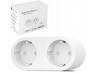 TUYA inteligentne podwójne gniazdko WiFi SMART 16A