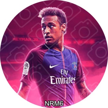 NEYMAR Футболист Вафли Торт Украшение Торта Печатные Вафли Круглые 20 см