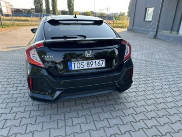 Honda Civic X Hatchback 5d 1.0 VTEC Turbo 129KM 2017 Honda Civic 1.0Vtec, Stan Idealny,NAVI,Klimatronic, zdjęcie 2
