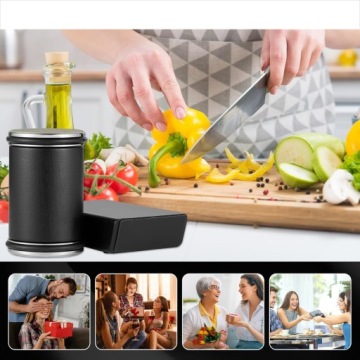 ТОЧИЛКА КУХОННЫХ НОЖЕЙ, ЦИЛИНДРИЧЕСКАЯ, МАГНИТНАЯ РУЧКА, 15°/20°