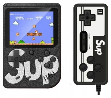 Мини-черная портативная ретро-консоль из 90-х