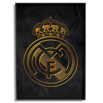 Plakat w RAMIE A2 (40x50) wzór REAL MADRID 03