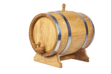 Дубовая бочка 10л для виски, самогона, вина, ликеров (с сертификатом ПЖ)