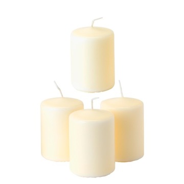 IKEA HEMSJO ŚWIECA ŚWIECE 4 SZTUKI / 15 GODZIN