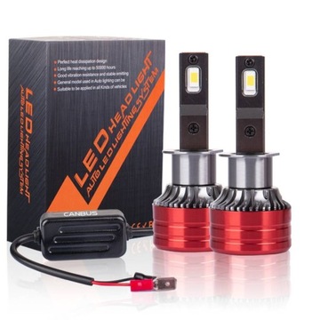 СВЕТОДИОДНЫЕ ЛАМПЫ H1 ОЧЕНЬ МОЩНЫЕ 22000LM CANBUS 6000K