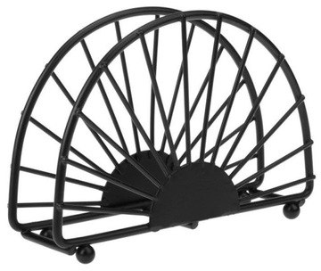 Serwetnik metalowy czarny ETTO