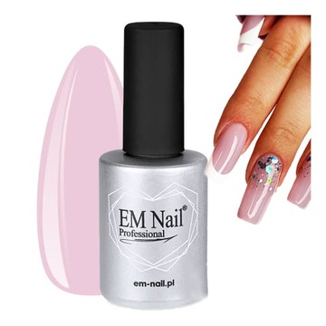 EM Nail Baza Power Base Hybryda 15ml Pink