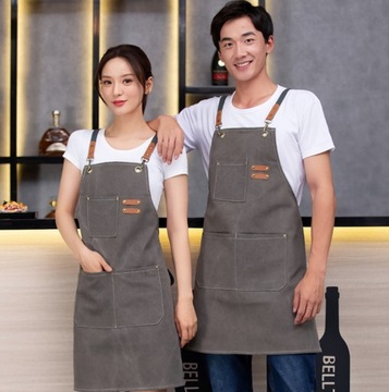 МУЖСКОЙ КУХОННЫЙ ФАРТУК БАРИСТА СТРОНГ ОФИЦИАНТЫ БАРМЕН-ПАРИКМАХЕР