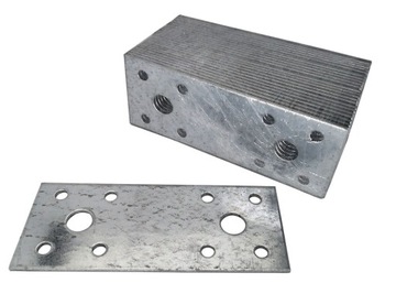Łącznik płaski płytka perforowana 100x40 25szt