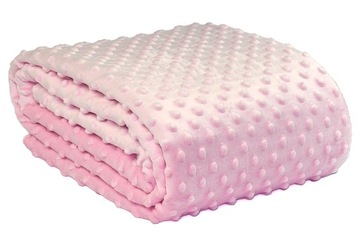 Jedno Lub Dwukolorowa Narzuta Na Łóżko Kocyk 60x120 Minky Premium Kolory