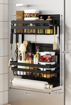 МАГНИТНАЯ ПОЛКА ДЛЯ ХОЛОДИЛЬНИКА ПОЛОТЕНЦЕ ДЛЯ СПЕЦИЙ L