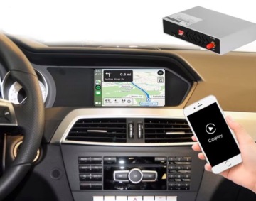 Mercedes W204 Polift Bezdrátový Carplay Android Auto Navigace Mapy