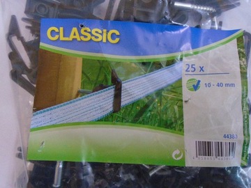 изолятор Изоляторы для ленты PASTUCH 25 шт Т 40мм