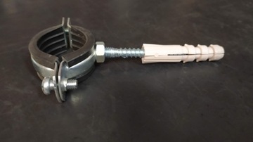 Держатель одинарной трубы с глушителем 1 дюйм