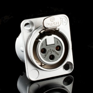 NEUTRIK NC3FD-LX-HE XLR розетка, 3 контакта