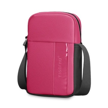 Etui torebka saszetka na telefon dokumenty karty ramię MINI Macaron róż